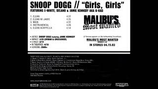 Snoop Dogg - Girls Girls (Clean Acapella)