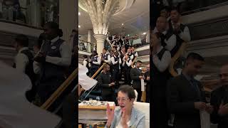 #shorts Royal Caribbean Vision of the Seas Main Dining Room Wait Staff Dance