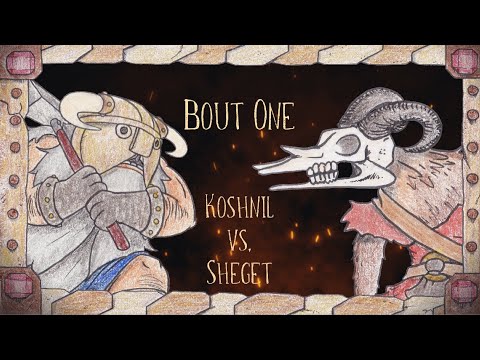 Splatterface, Round 1 Bout 1: Koshnil vs. Sheget