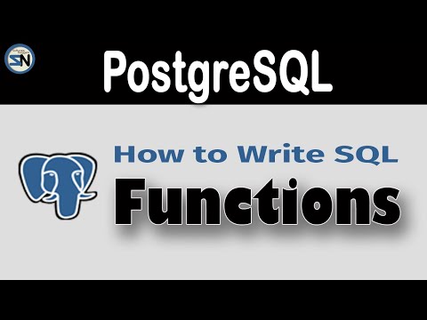 Functions In Postgresql