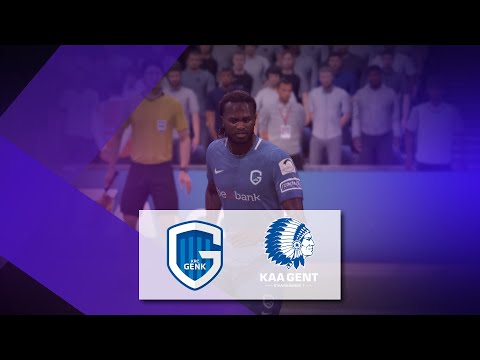 FIFA19 Proximus ePro League / KRC Genk - KAA Gent / Matchday 06 (NL)