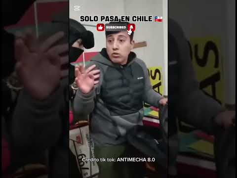 SOLO PASA EN CHILE 🇨🇱 Se hacía el choro… hasta que le hablaron de la cárcel 😳😂 #shorts #parati