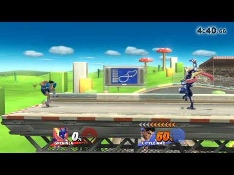 SSB4 greninja vs little mac