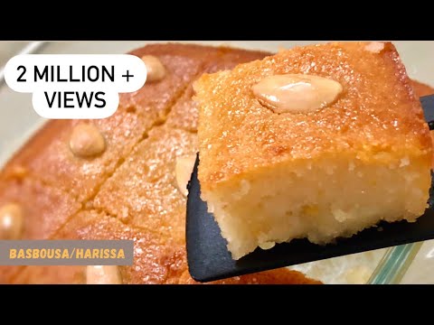 Egyptian Dessert Basbousa Recipe Without Egg  |This Eid Make Harissa Dessert with Simple Easy Recipe