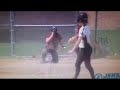 Kailee with some nice plays behind the plate