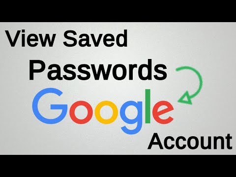 View Saved Passwords on Google Account ( Linked Sites and Apps ) Video