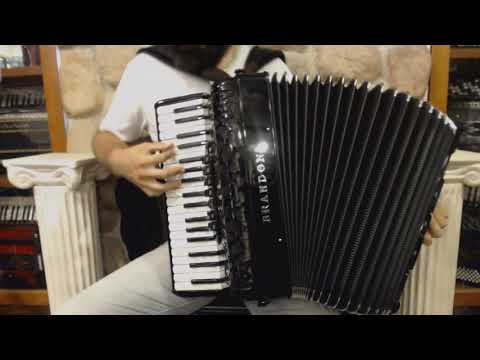 BRAN75LIBK - Black Brandoni 75 Liberty Piano Accordion LMM 37 96 $4499