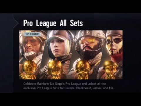 BRAND NEW Limited Pro League Sets Bundle - Operation Chimera - Rainbow Six Siege