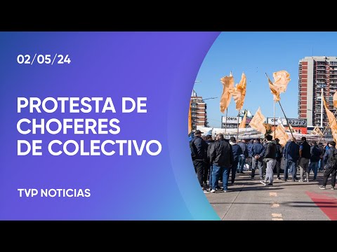 AMBA: protesta de choferes de la línea 60 en Puente Saavedra