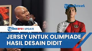 Penampakan Jersey Tim Indonesia Hasil Desain Didit Prabowo, Terinsiprasi Lagu Berkibarlah Benderaku
