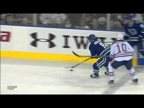 Canucks at Oilers - Cody Hodgson Goal - 10.25.11 - HD