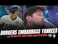 MUST SEE Shohei Ohtani Falls Asleep During Dodgers 18 2 Blowout Of Yankees Hyeseong Kim SHINES