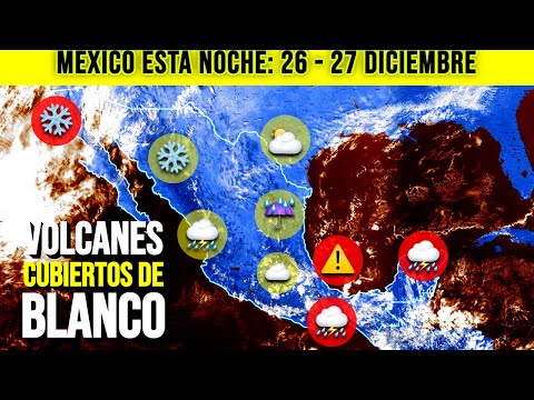 🥶 ¡Prepárate para un frío polar en México! Además caerá nieve en estos estados