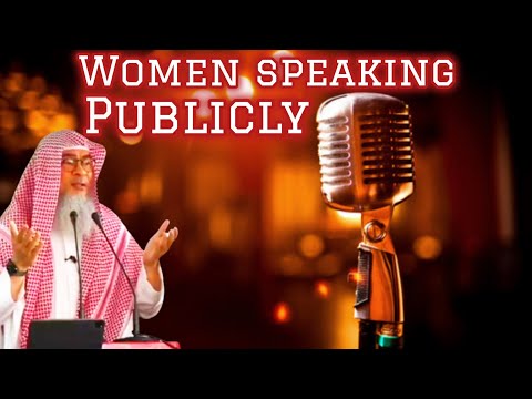 Can women / females speak publicly on social media? #Assim #assimalhakeem #assim assim al hakeem