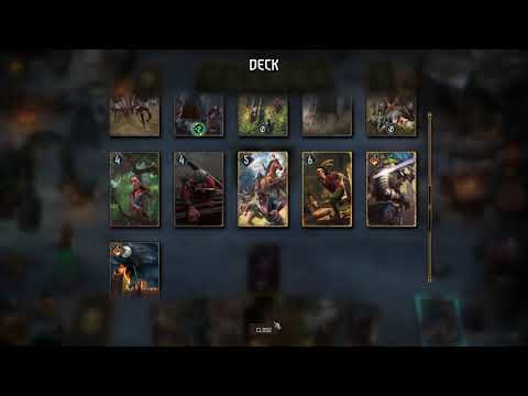 [GWENT]  Siege Radeyah vs new scoia'tael deck gameplay
