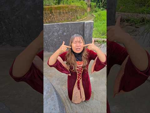 mata bawang merah kepedesan kena shampo#trendingshorts