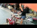 Dirk Ellis: Crappy drumset, amazing drummer (HD)