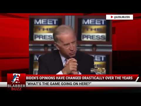 Watch: Biden's Opinions Have Changed Drastically Over The Years