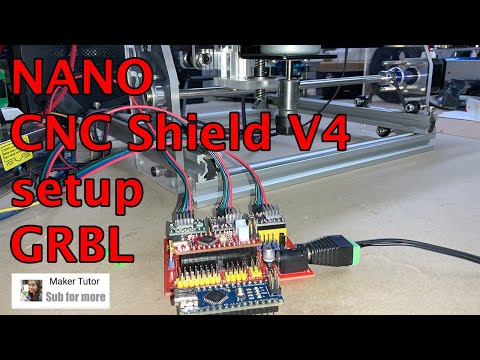 Fix Cloned! CNC Shield V4 Arduino Nano - setup Grbl