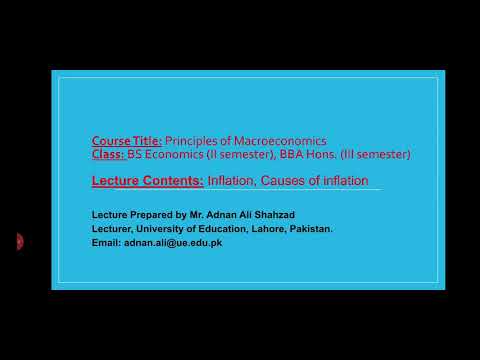 Lecture 21, Principles of Macroeconomics