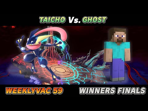WeeklyVac 59 - SSBU - Taicho (Greninja) vs Ghost (Steve)