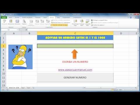 Excel Tutorial - Logic Game - IF Function - Random - Macros - Binary Search