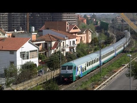 Regionale 2305 in transito a Monterotondo - Regional 2305 in Monterotondo