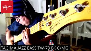 Video thumbnail for TAGIMA JAZZ BASS TW-73 WOODSTOCK SERIES AUDIO DEMO by LAMA INSTRUMENTS OFICIAL