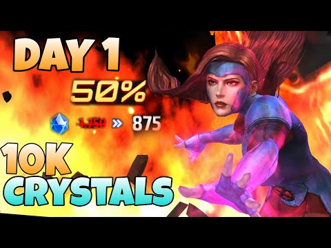 10k 💎 CRYSTALS SPENT on UNIFORMS..!! CRAZY DAY 1..!! 8th year ANNIVERSARY | MARVEL Future Fight |mff