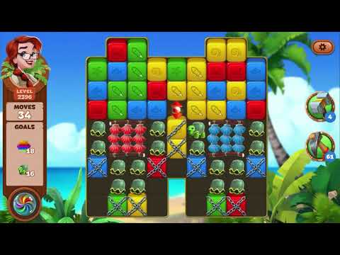 Lost Island Blast Adventure Level 2396 NO BOOSTERS - A S GAMING ✔️