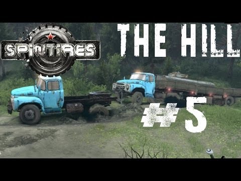 Spintires 2014 Off Road Simulator Hardcore Walkthrough THE HILL The Twins ZIL 130 Part 5