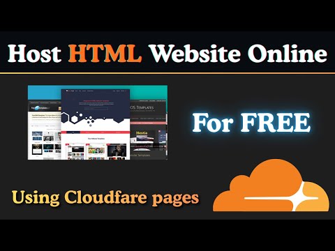 Host Your HTML Website Online for FREE Using Cloudflare Pages | Step-by-Step Guide