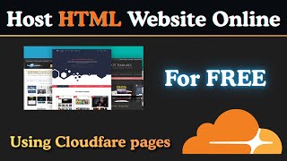 Host Your HTML Website Online for FREE Using Cloudflare Pages | Step-b