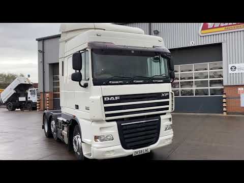 New In Stocklist For Sale: DAF XF105 410 EURO 4 SPACE CAB 6X2 TRACTOR UNIT - 2009 - DK58 LHL