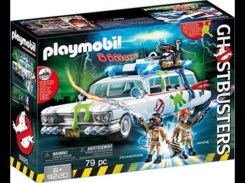 Unboxing PLAYMOBIL Ghostbusters 9220 Ecto-1 mit Licht- und Soundeffekten