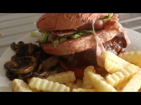 Mega Burger Beef Patty Bacon Avocado Cheese | Even...