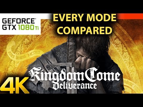 [4K] Kingdom Come Deliverance | Graphics Performance Benchmark | GTX 1080 ti