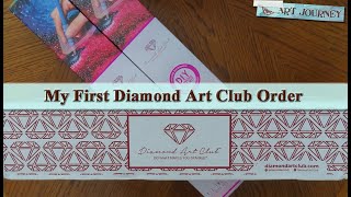 My First Diamond Art Club Order || Unboxing  #diamondartclub