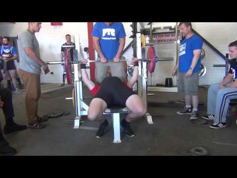 Daniel Sienkiel - Bench Attempt 1 - 120kg @ 117.4kg - 2013 Wild West Shootout