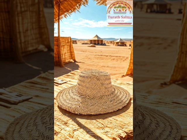 طاقية خوص بيضاء