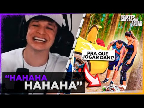 ARUAN REAGE A FUI INCOVENIENTE NO ACAMPAMENTO *nunca mais faço isso* (DANI NOBREGA) -Cortes do Aruan