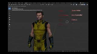 Wolverine Character Model video thumbnail