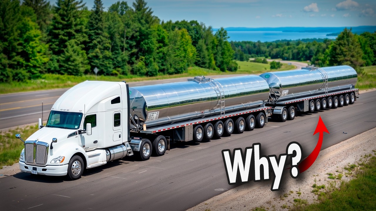Why Do These SEMI-TRUCKS Have So Many TIRES? | Michigan Trains