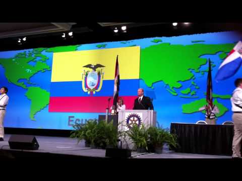 11  Flags Parade at Opening Ceremony 2011 01 18