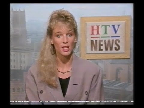 HTV West | Continuity | Adverts | HTV News | ITN News Summary | 1990