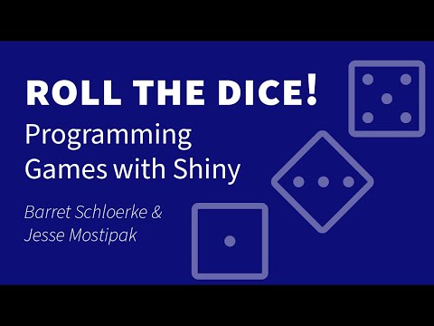 Programming Games with Shiny || Roll the Dice || RStudio - YouTube