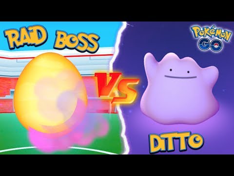 WHAT HAPPENS IF YOU USE A DITTO AGAINST A RAID BOSS IN POKEMON GO?