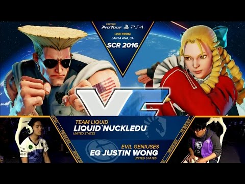 NuckleDu (Guile) vs Justin Wong (Karin) - SoCal Regionals 2016 - Top 16