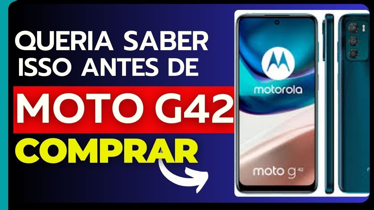 Miniatura da avaliação em vídeo de Smartphone Motorola Moto G42 128GB 4GB RAM
