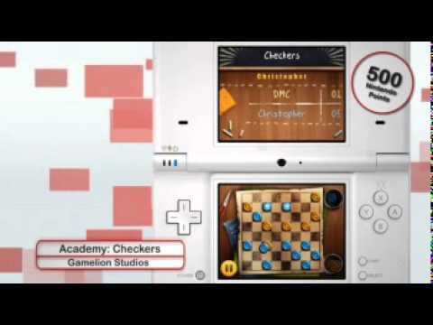 Academy : Checkers Nintendo DS